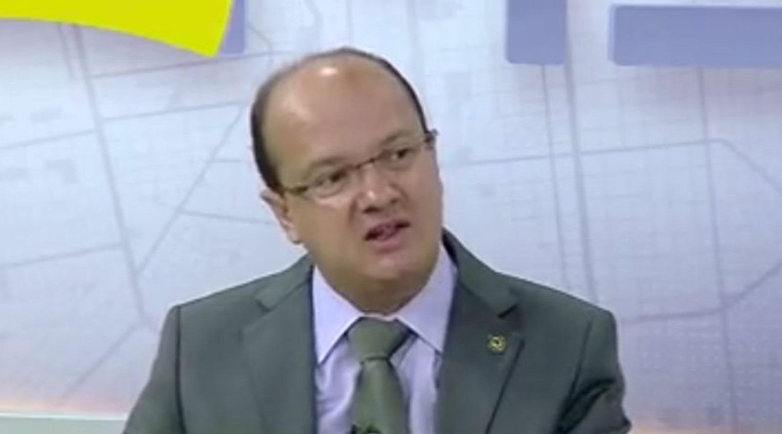 Deputado estadual José Carlos Barbosa, o Barbosinha (DEM), participou nesta quinta (21) do ‘Papo das Seis’, do Bom Dia MS. — Foto: Reprodução/TV Morena