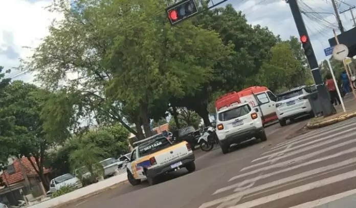 Acidente com bicicleta elétrica